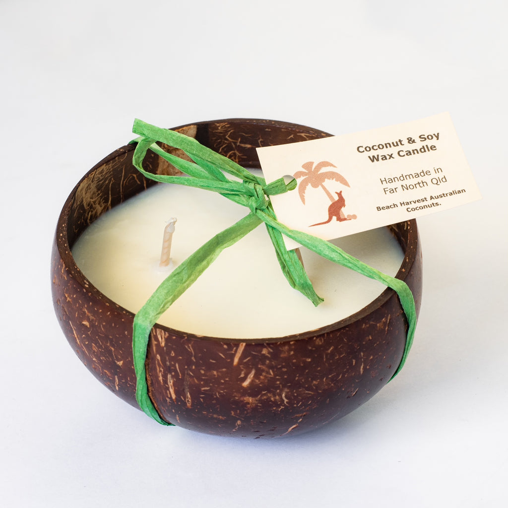Coconut Candles - new! - Candle in reusable Coconut Bowl